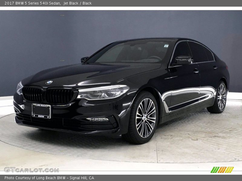 Jet Black / Black 2017 BMW 5 Series 540i Sedan