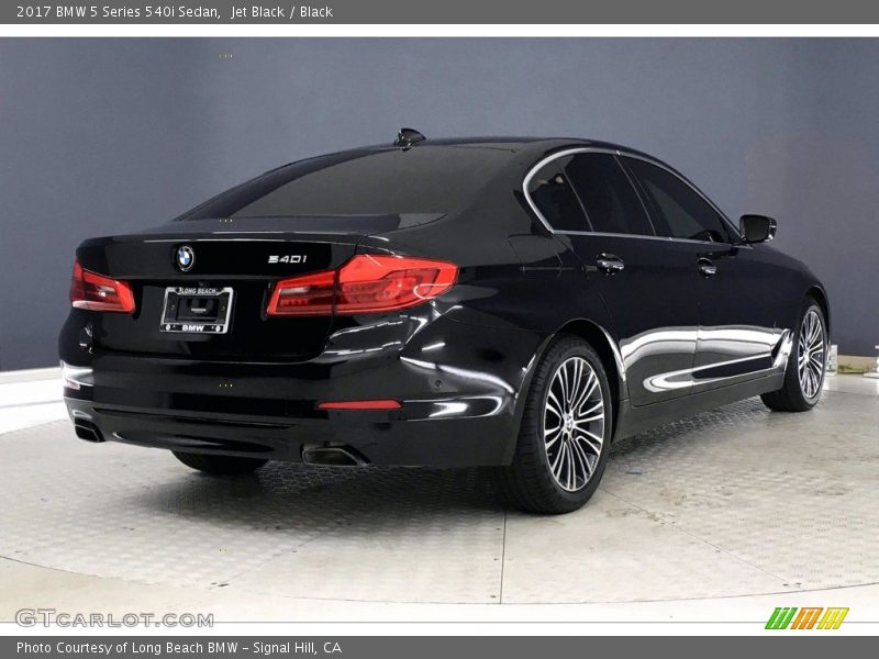 Jet Black / Black 2017 BMW 5 Series 540i Sedan