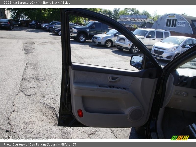 Ebony Black / Beige 2008 Kia Sorento LX 4x4