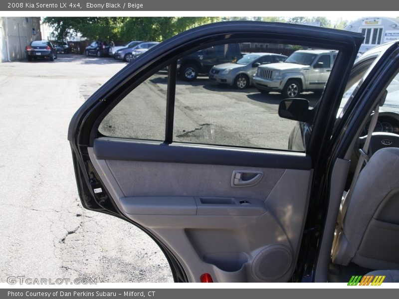 Ebony Black / Beige 2008 Kia Sorento LX 4x4