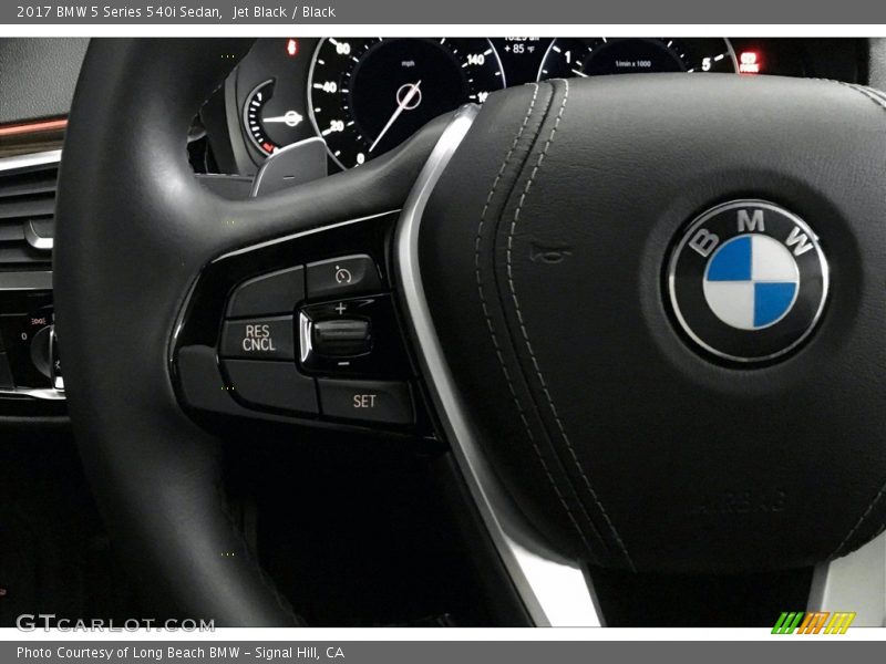 Jet Black / Black 2017 BMW 5 Series 540i Sedan