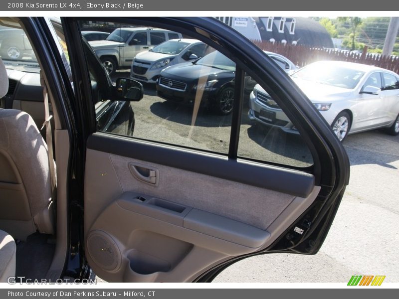 Ebony Black / Beige 2008 Kia Sorento LX 4x4