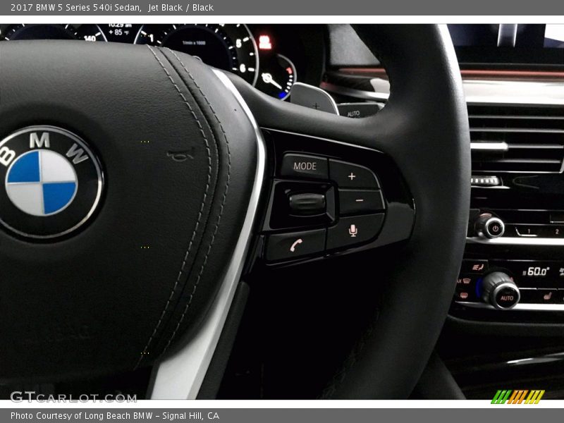 Jet Black / Black 2017 BMW 5 Series 540i Sedan