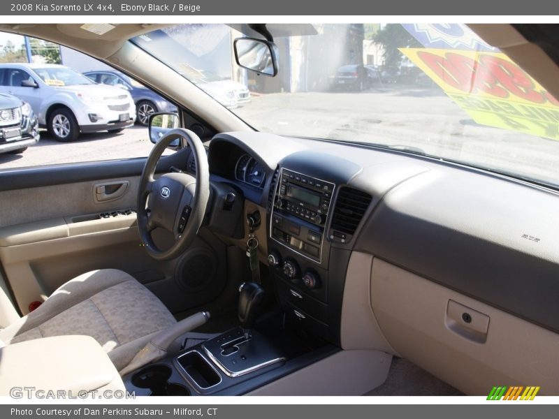 Ebony Black / Beige 2008 Kia Sorento LX 4x4