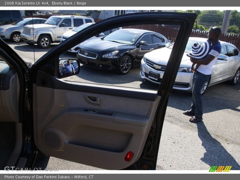 Ebony Black / Beige 2008 Kia Sorento LX 4x4