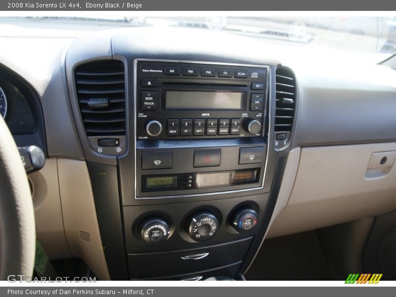 Ebony Black / Beige 2008 Kia Sorento LX 4x4