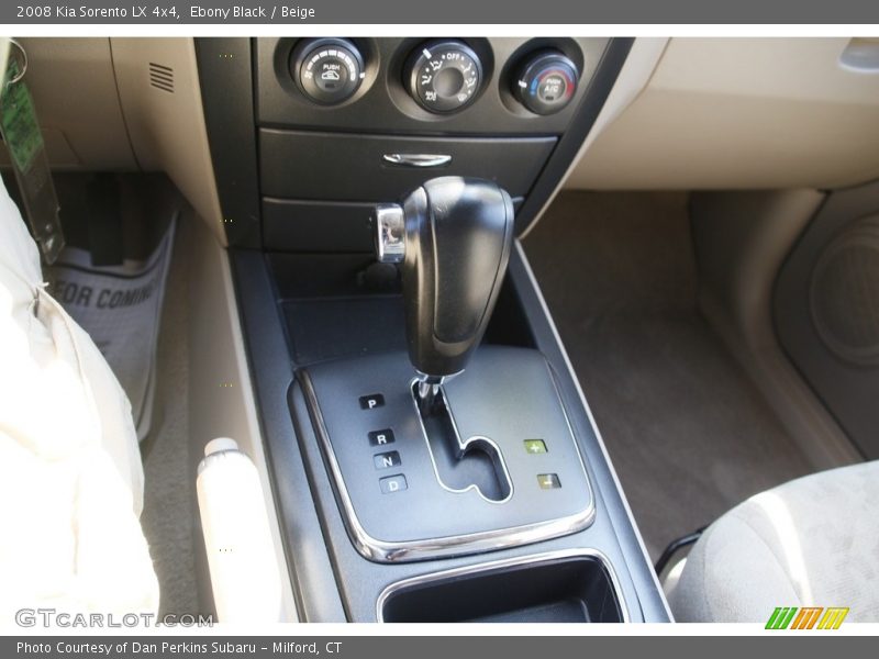 Ebony Black / Beige 2008 Kia Sorento LX 4x4