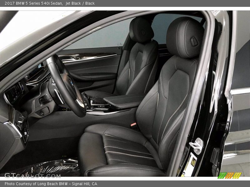 Jet Black / Black 2017 BMW 5 Series 540i Sedan