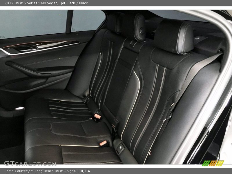 Jet Black / Black 2017 BMW 5 Series 540i Sedan