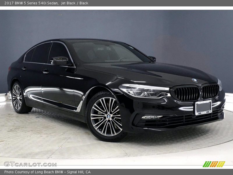 Jet Black / Black 2017 BMW 5 Series 540i Sedan