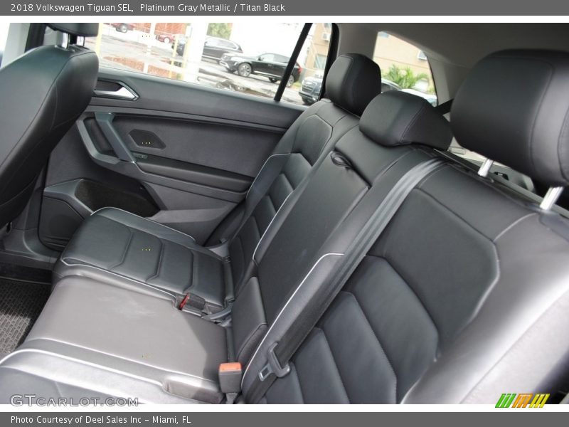 Rear Seat of 2018 Tiguan SEL