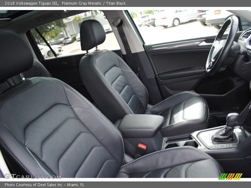 Front Seat of 2018 Tiguan SEL