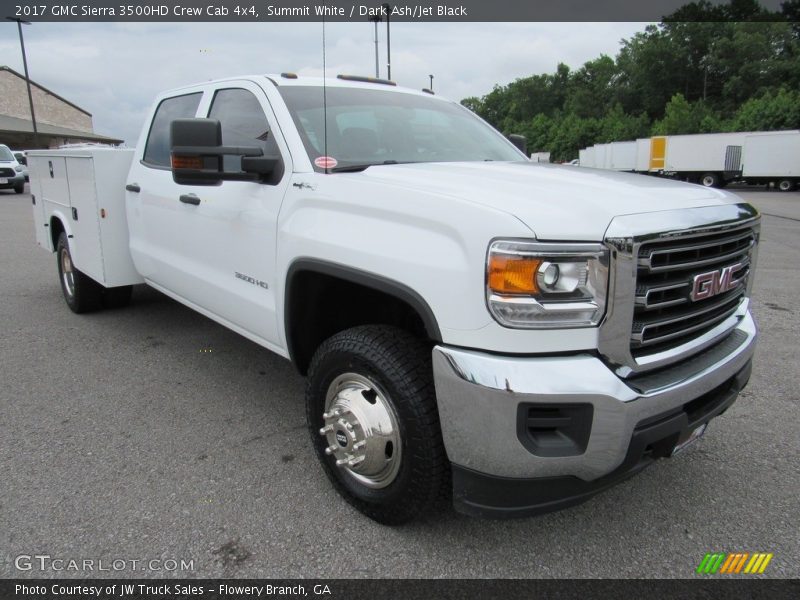 Summit White / Dark Ash/Jet Black 2017 GMC Sierra 3500HD Crew Cab 4x4
