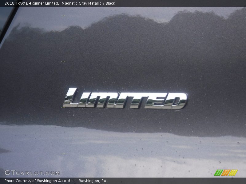 Magnetic Gray Metallic / Black 2018 Toyota 4Runner Limited