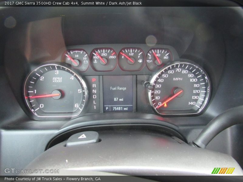 Summit White / Dark Ash/Jet Black 2017 GMC Sierra 3500HD Crew Cab 4x4