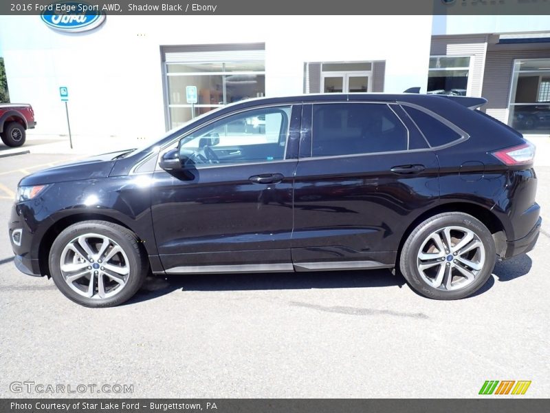 Shadow Black / Ebony 2016 Ford Edge Sport AWD