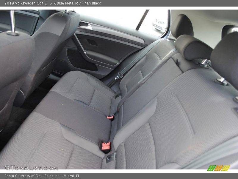 Silk Blue Metallic / Titan Black 2019 Volkswagen Golf S