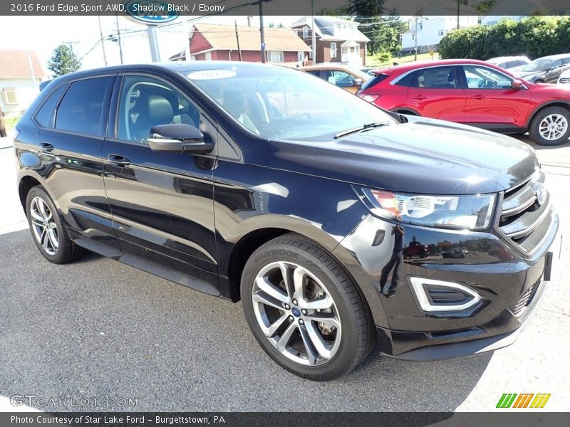 Shadow Black / Ebony 2016 Ford Edge Sport AWD