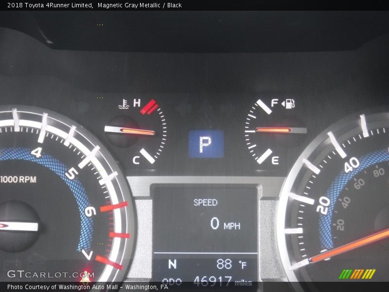 Magnetic Gray Metallic / Black 2018 Toyota 4Runner Limited