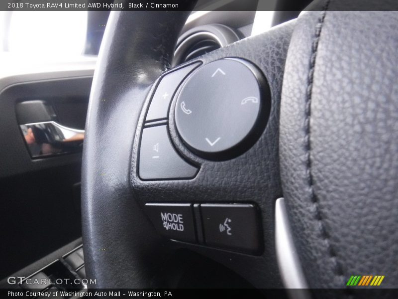 Black / Cinnamon 2018 Toyota RAV4 Limited AWD Hybrid