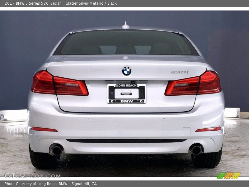 Glacier Silver Metallic / Black 2017 BMW 5 Series 530i Sedan