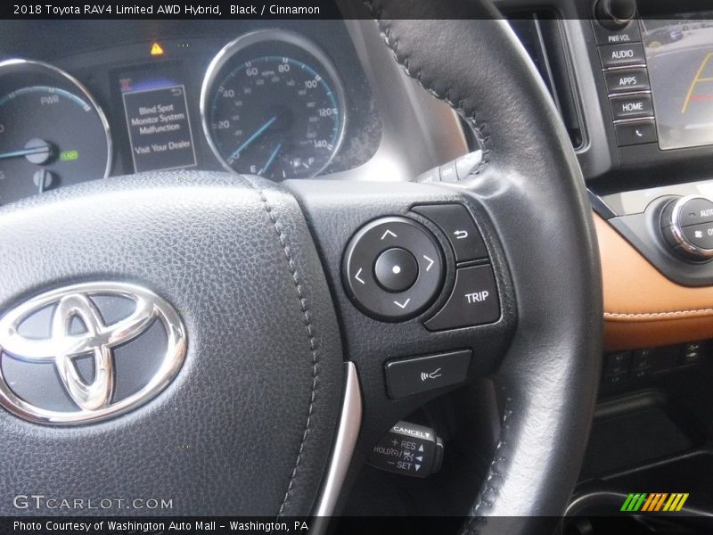 Black / Cinnamon 2018 Toyota RAV4 Limited AWD Hybrid