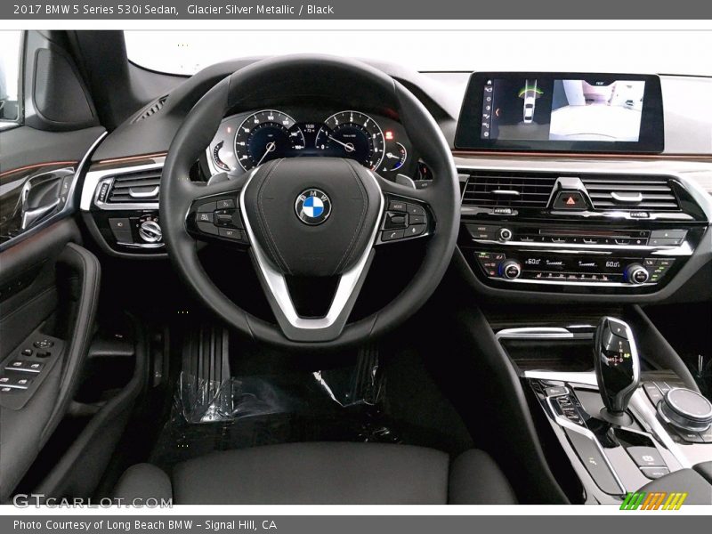 Glacier Silver Metallic / Black 2017 BMW 5 Series 530i Sedan