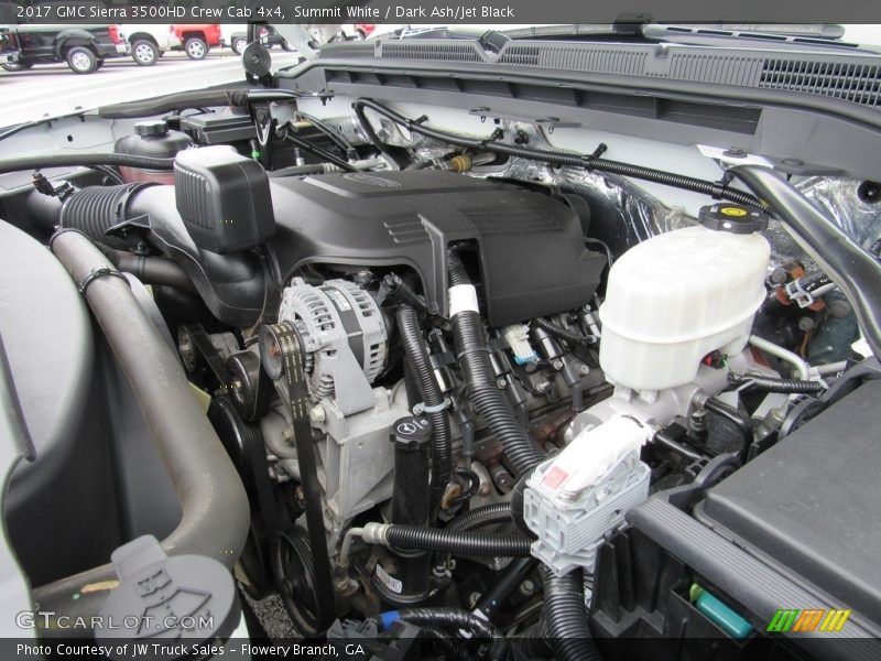 Summit White / Dark Ash/Jet Black 2017 GMC Sierra 3500HD Crew Cab 4x4