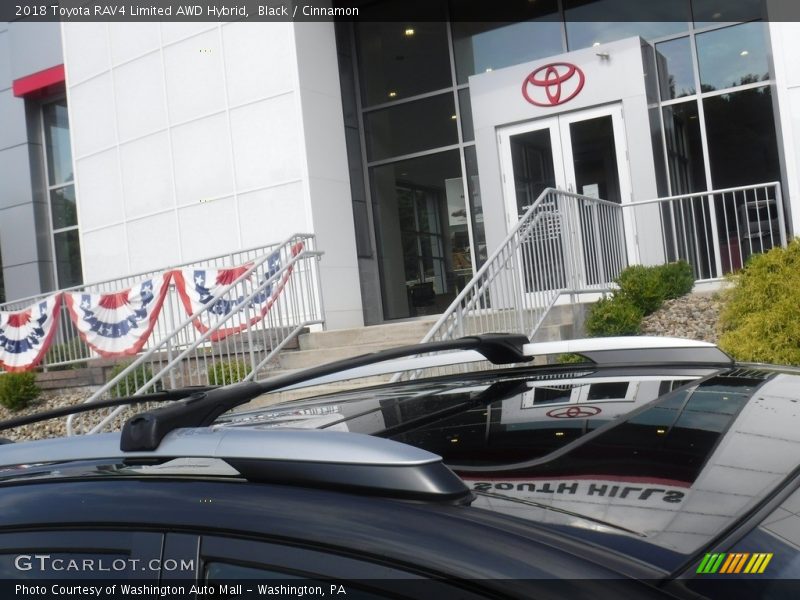 Black / Cinnamon 2018 Toyota RAV4 Limited AWD Hybrid