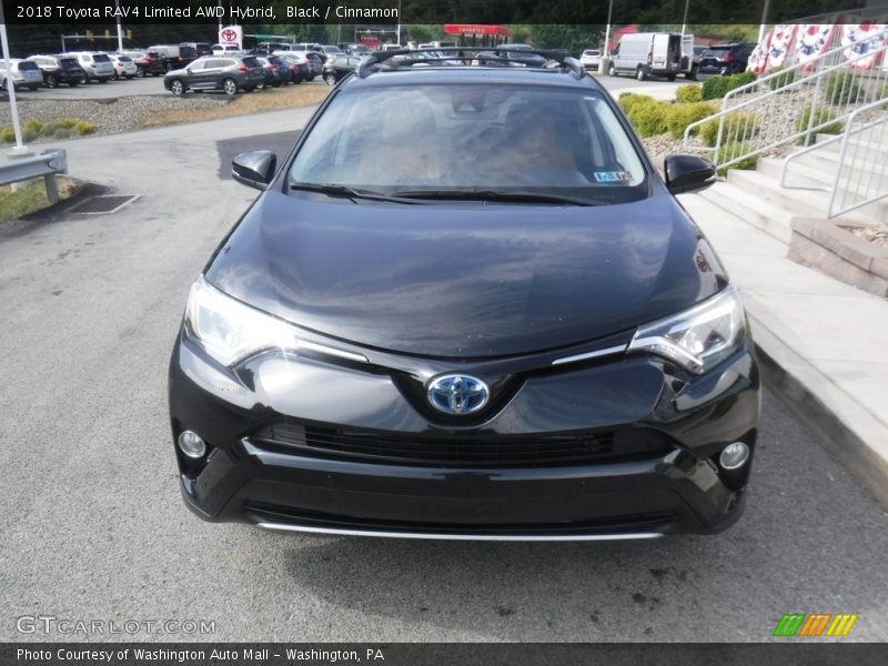 Black / Cinnamon 2018 Toyota RAV4 Limited AWD Hybrid