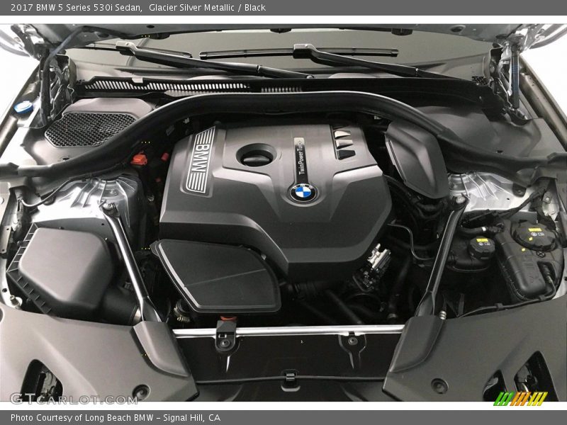 Glacier Silver Metallic / Black 2017 BMW 5 Series 530i Sedan