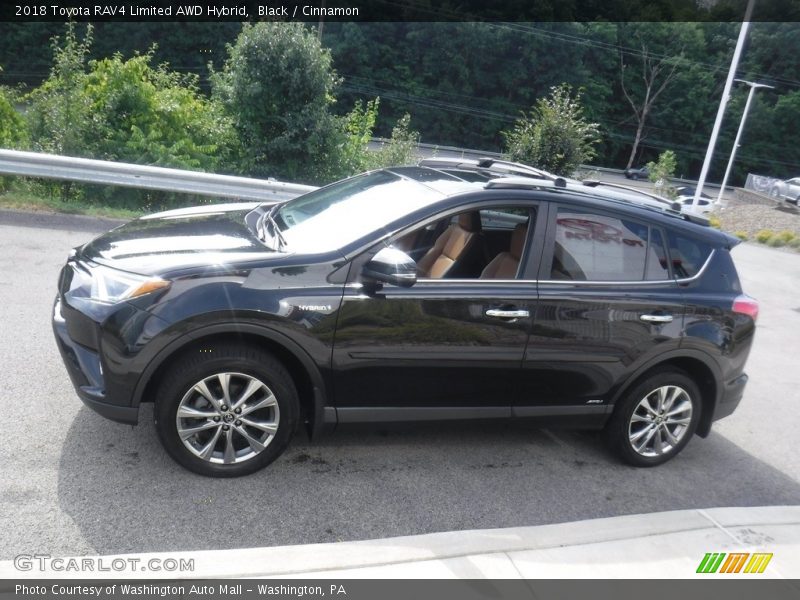 Black / Cinnamon 2018 Toyota RAV4 Limited AWD Hybrid