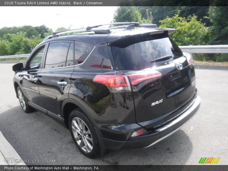 Black / Cinnamon 2018 Toyota RAV4 Limited AWD Hybrid