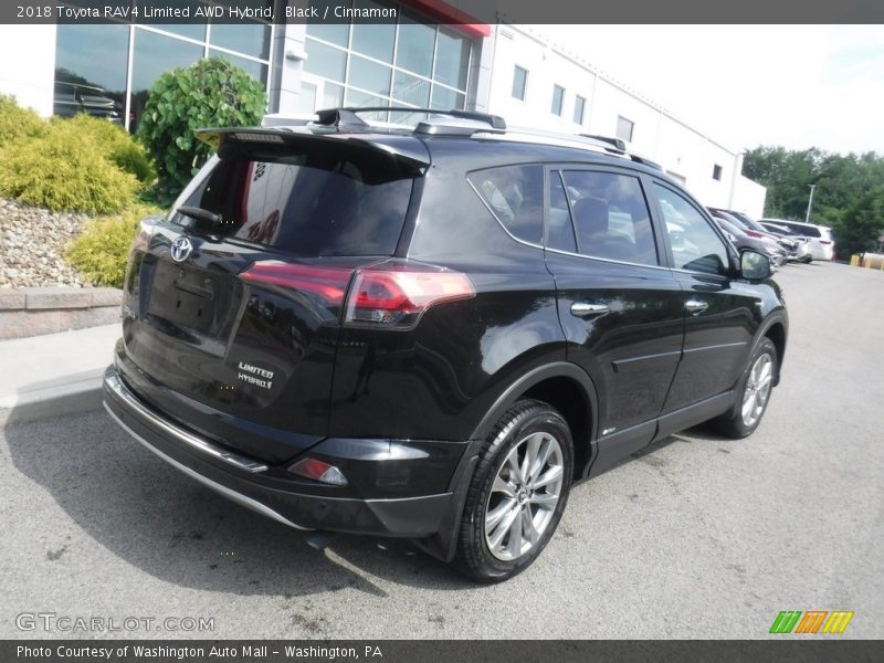 Black / Cinnamon 2018 Toyota RAV4 Limited AWD Hybrid