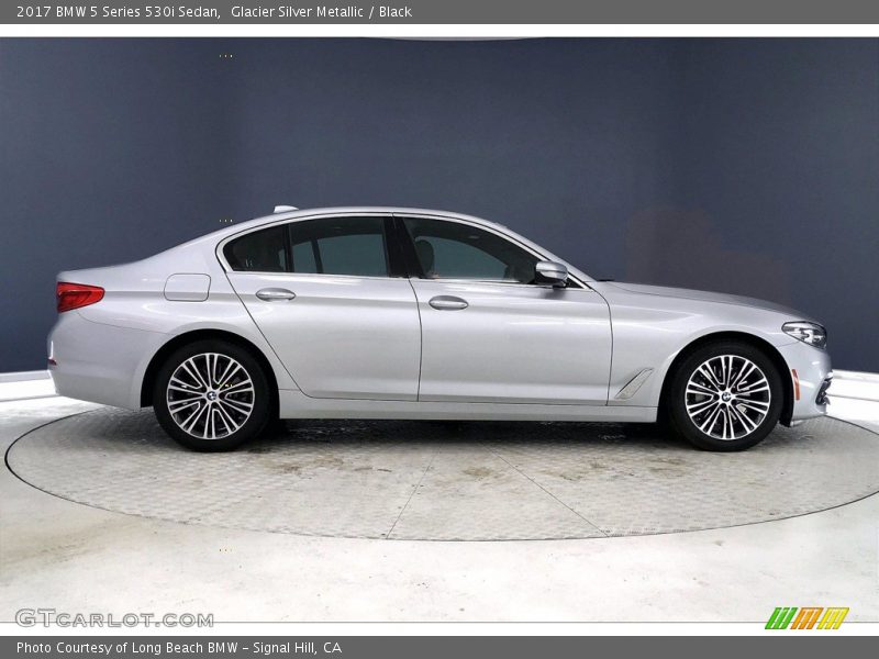 Glacier Silver Metallic / Black 2017 BMW 5 Series 530i Sedan