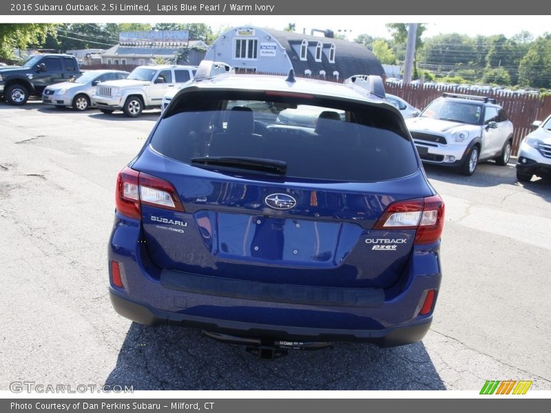 Lapis Blue Pearl / Warm Ivory 2016 Subaru Outback 2.5i Limited