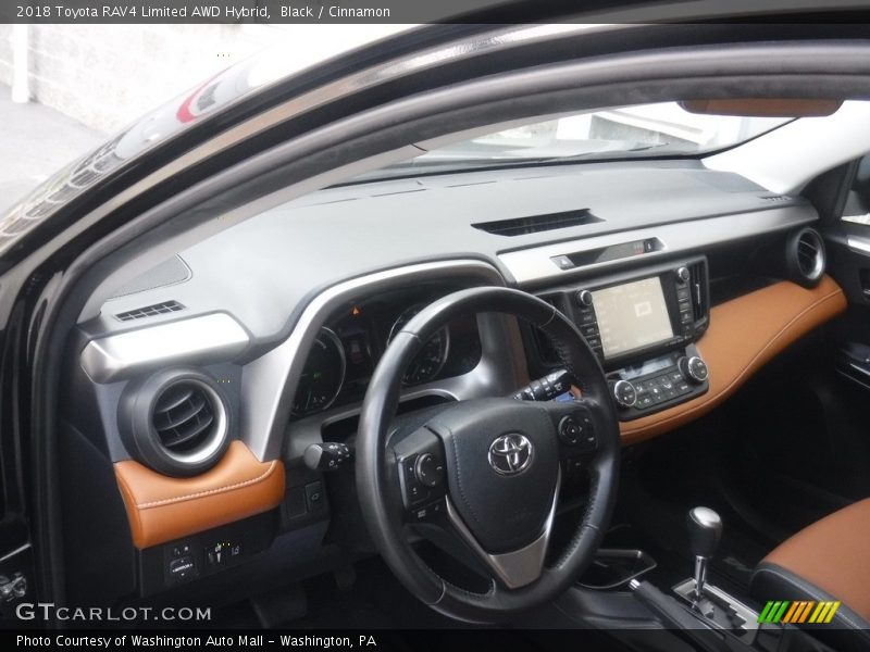 Black / Cinnamon 2018 Toyota RAV4 Limited AWD Hybrid