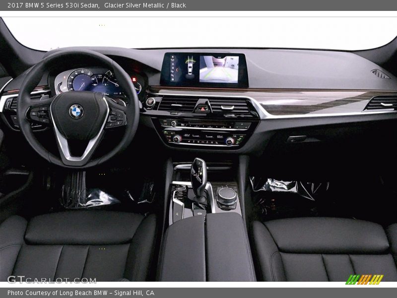 Glacier Silver Metallic / Black 2017 BMW 5 Series 530i Sedan