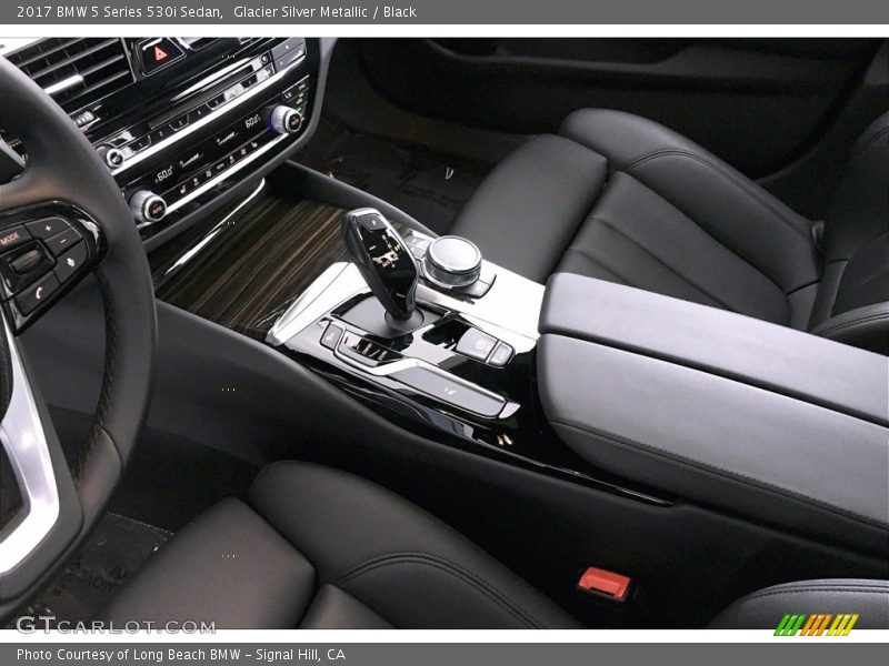 Glacier Silver Metallic / Black 2017 BMW 5 Series 530i Sedan