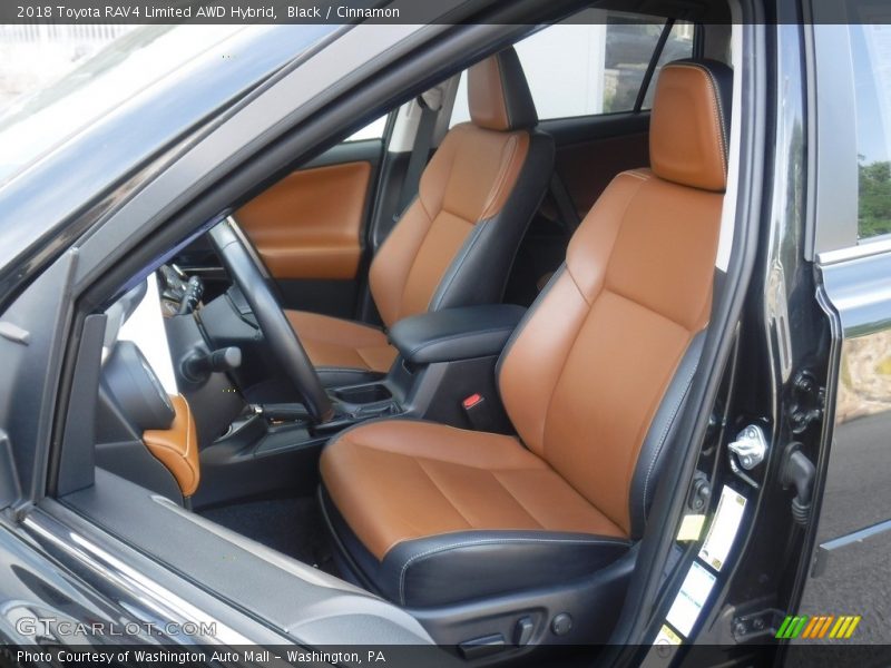 Black / Cinnamon 2018 Toyota RAV4 Limited AWD Hybrid
