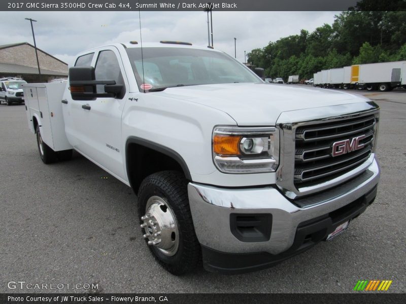 Summit White / Dark Ash/Jet Black 2017 GMC Sierra 3500HD Crew Cab 4x4