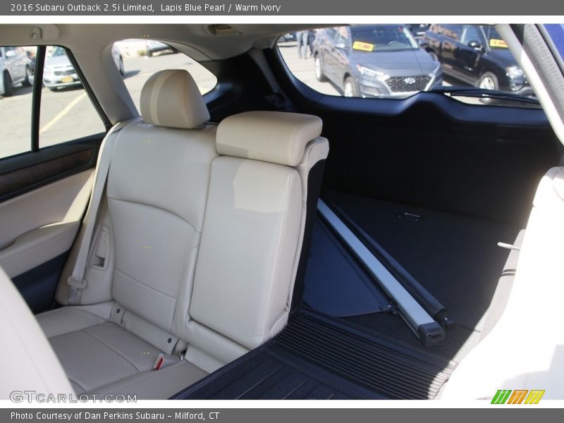 Lapis Blue Pearl / Warm Ivory 2016 Subaru Outback 2.5i Limited