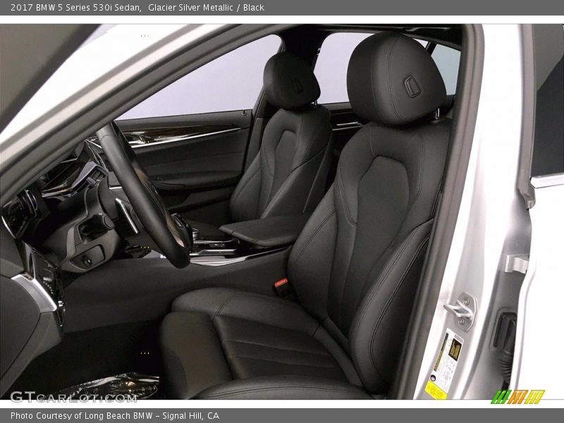 Glacier Silver Metallic / Black 2017 BMW 5 Series 530i Sedan