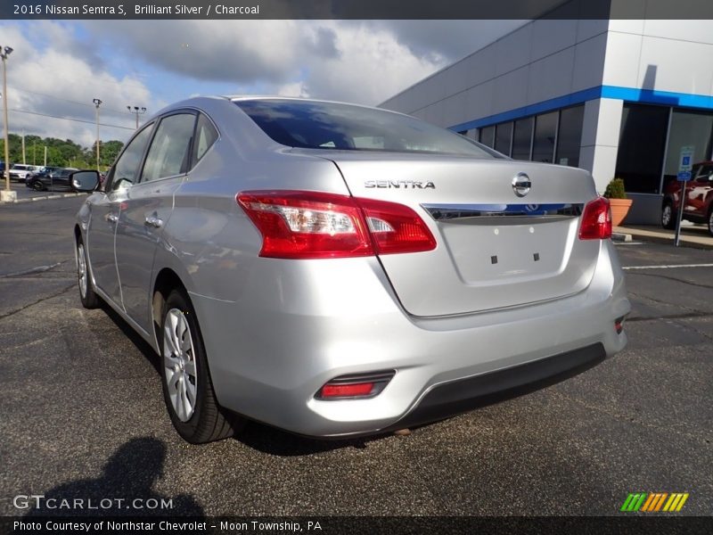 Brilliant Silver / Charcoal 2016 Nissan Sentra S