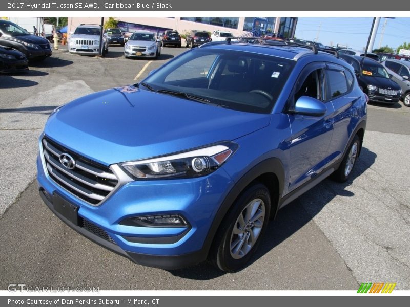 Caribbean Blue / Black 2017 Hyundai Tucson SE AWD