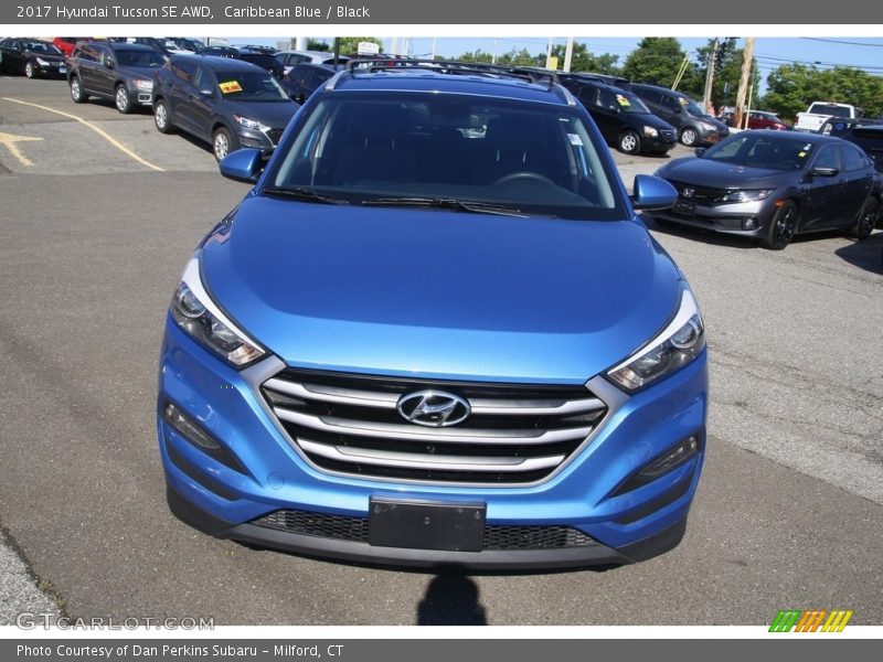 Caribbean Blue / Black 2017 Hyundai Tucson SE AWD