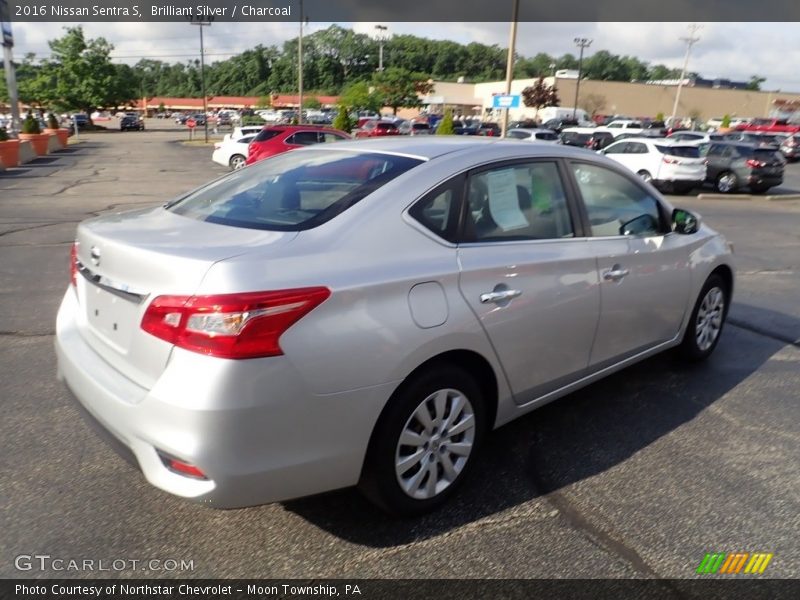 Brilliant Silver / Charcoal 2016 Nissan Sentra S