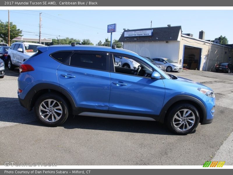 Caribbean Blue / Black 2017 Hyundai Tucson SE AWD