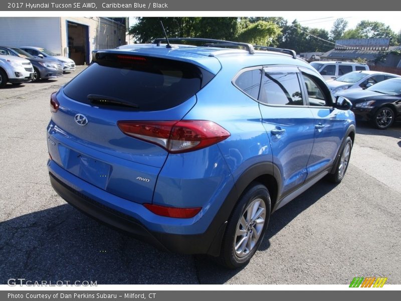 Caribbean Blue / Black 2017 Hyundai Tucson SE AWD
