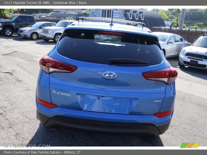 Caribbean Blue / Black 2017 Hyundai Tucson SE AWD